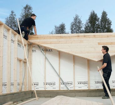 Garage byggsats: Gavlar Garage byggsats